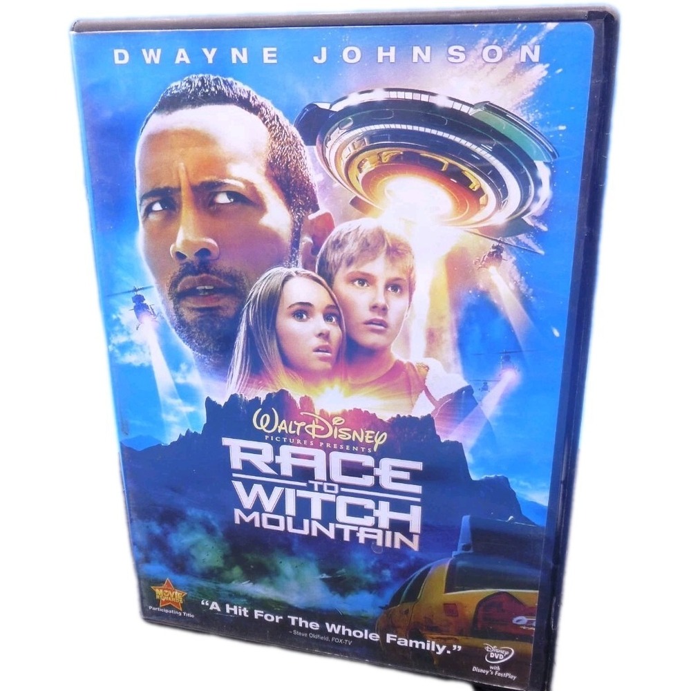 Disney Race To Witch Mountain DVD Dwayne Johnson Sci-Fi Adventure Movie